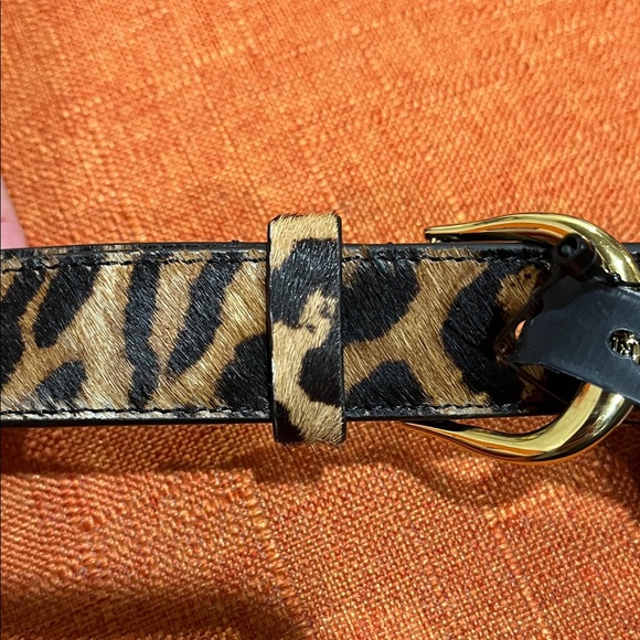 Ralph Lauren Leopard Print Belt - Brown and Black - Picture 8 of 8